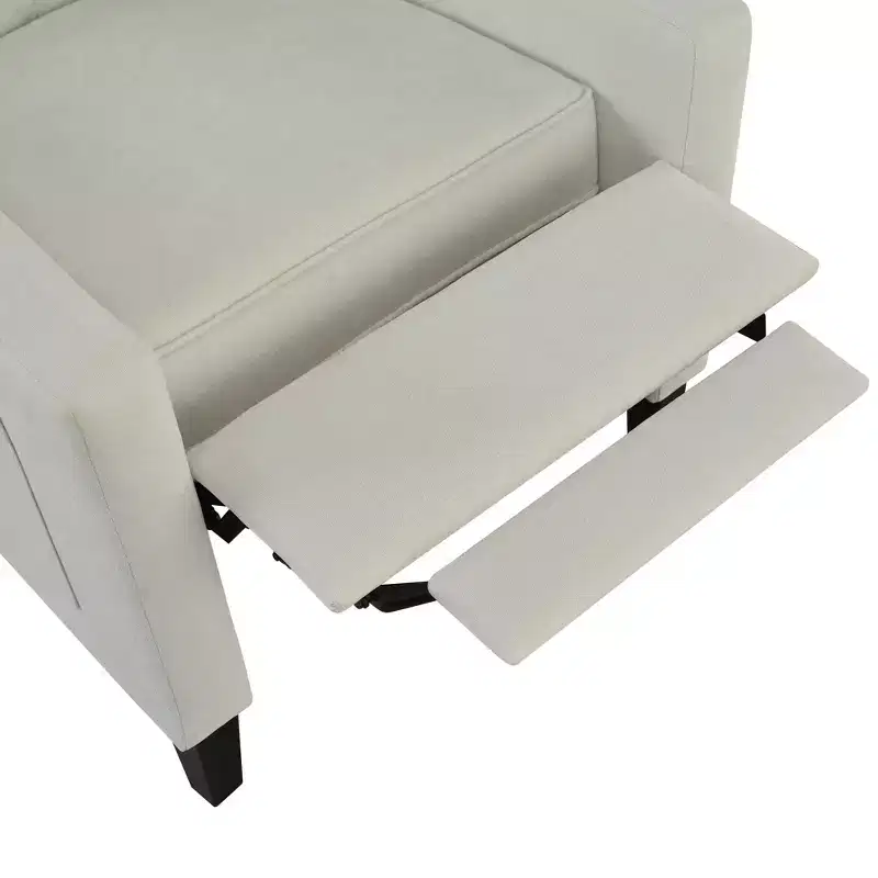 Christopher Knight Home Nicole Button-tufted Upholstered Recliner Chair with Foldable Side Table