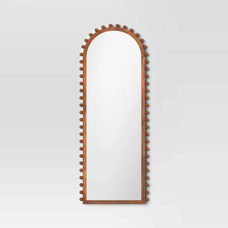 25"x65" Carved Beaded Floor Mirror - Threshold™