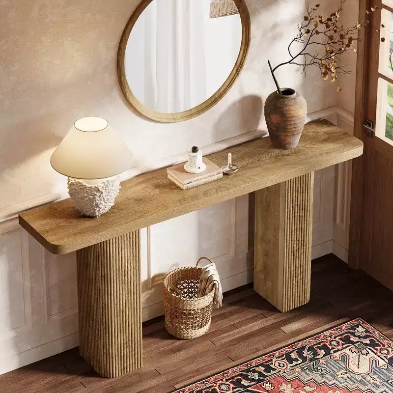 Lantine 63-Inch Long Entryway Console Table