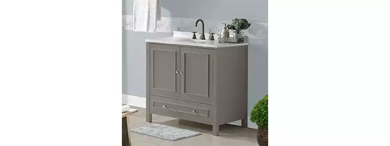 36" Williamsburg Vanity Cabinet Gray - Alaterre Furniture