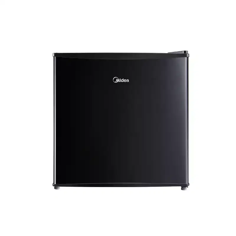 Midea 1.7 cu ft Mini Refrigerator Black, Energy Star Certified Dorm Fridge, Freezerless, Reversible Door, 1 Shelf