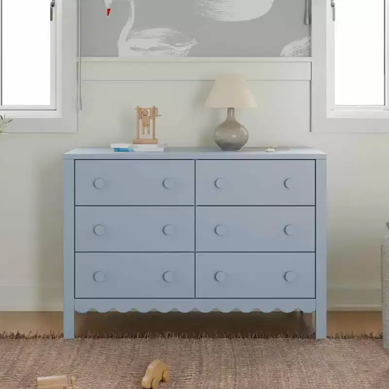 Scallop 6-Drawer Dresser