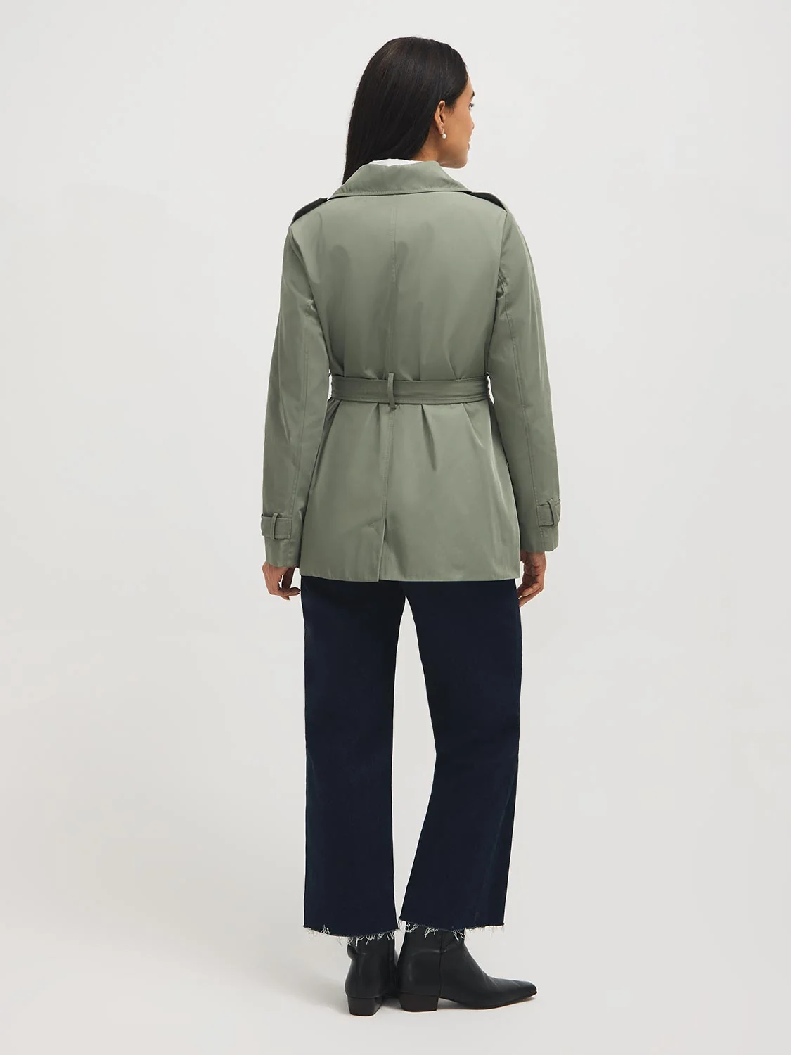 Mid-Length Trench Coat