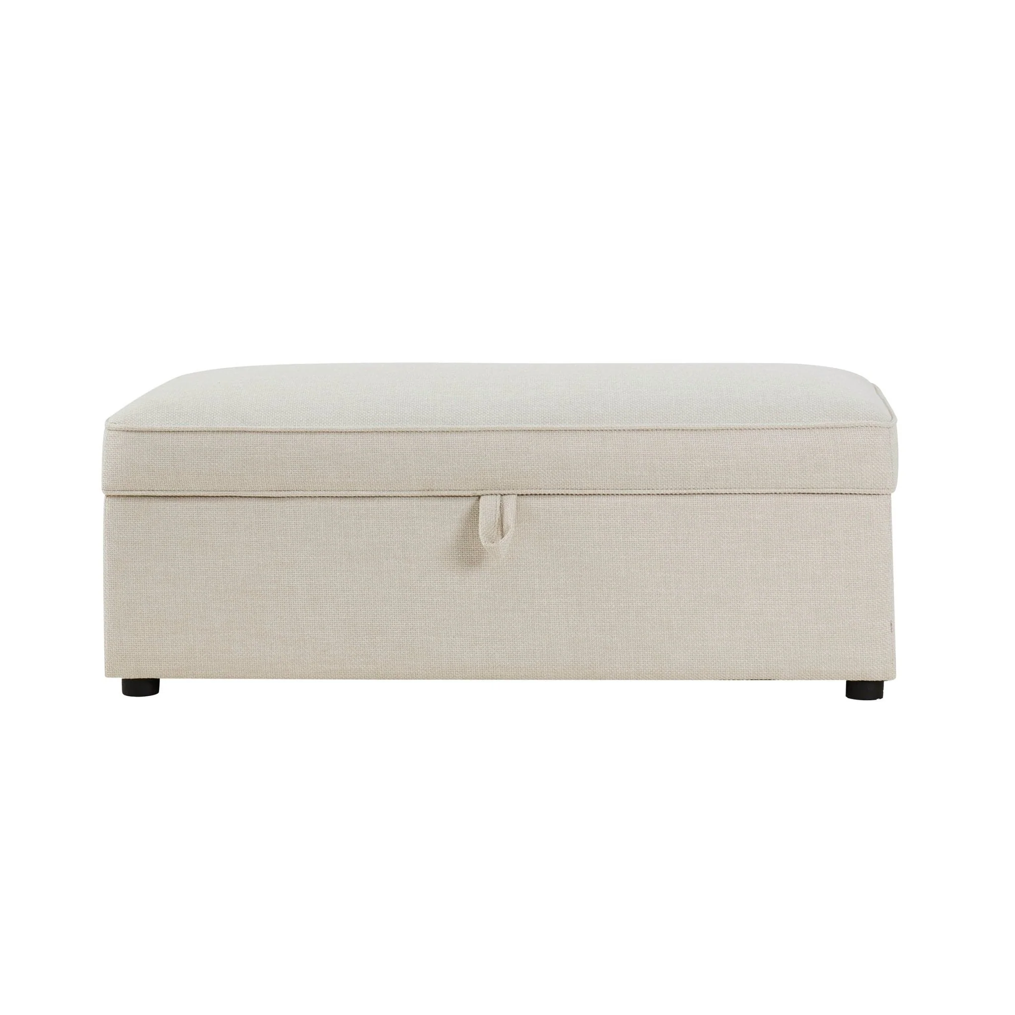 Rectangle Ottoman Storage - Beige