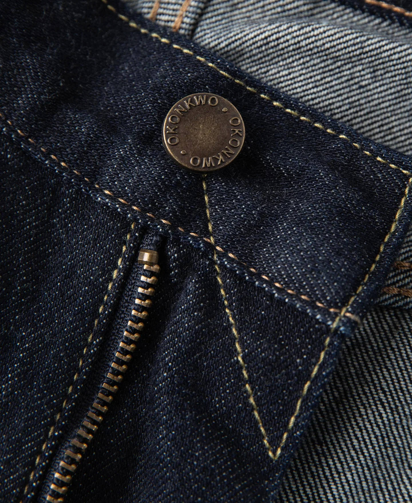 13.2 oz Embroidered Pocket Denim Jeans - Prewashed
