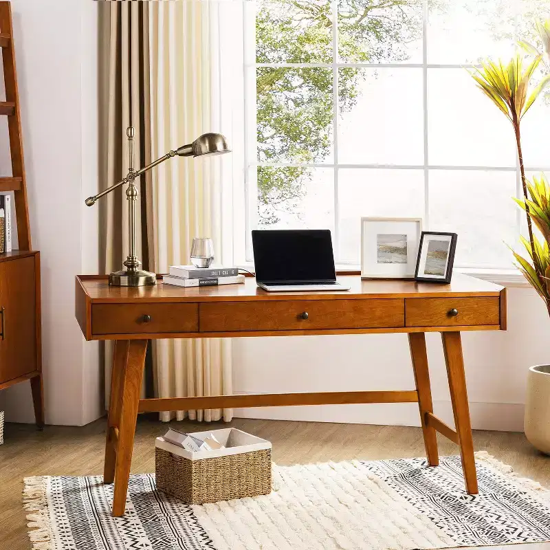 Felicity Desk With Built in Outlets| ART OF LIVING DESIGNS