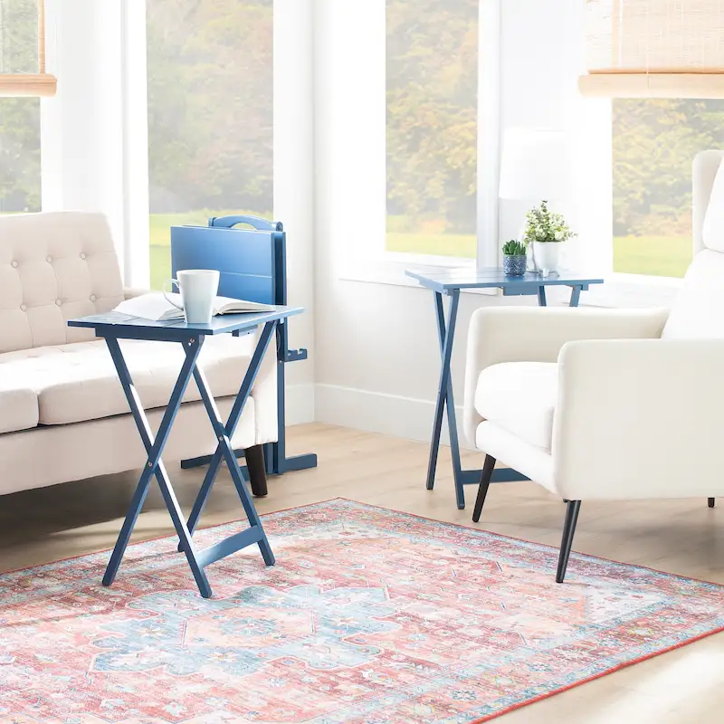 Opal Compass TV Tray Table Set