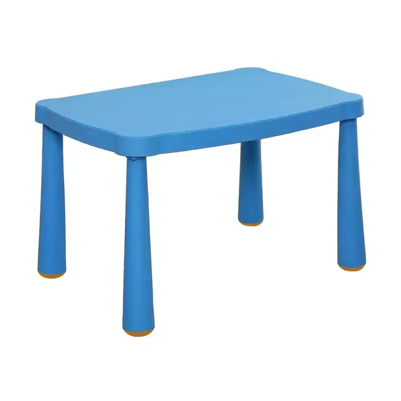 Children's Rectangular Activity Table with Rounded Safety Corners