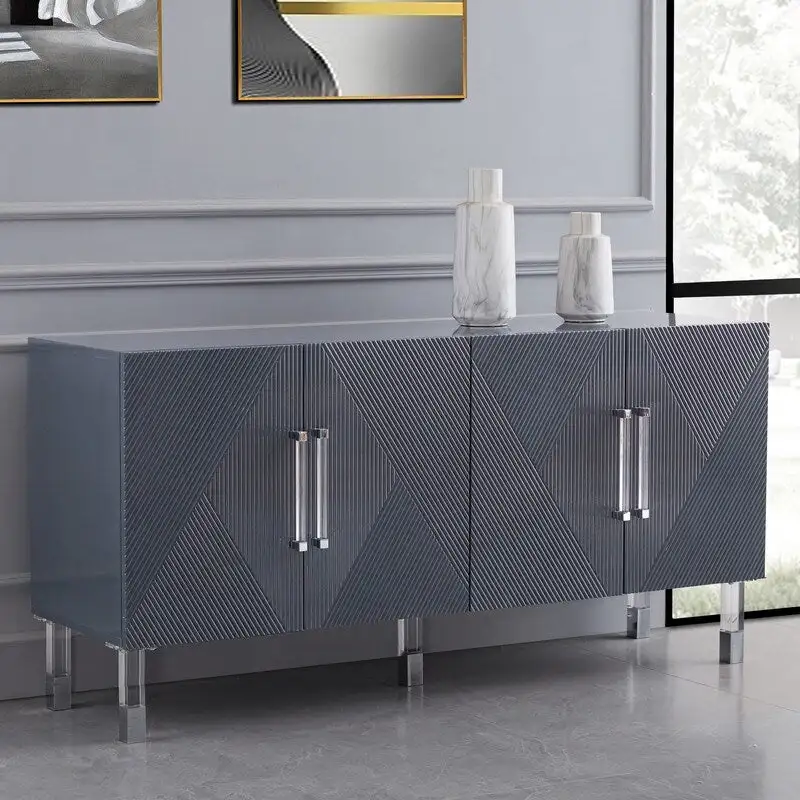 64 Sideboard with Acrylic Legs