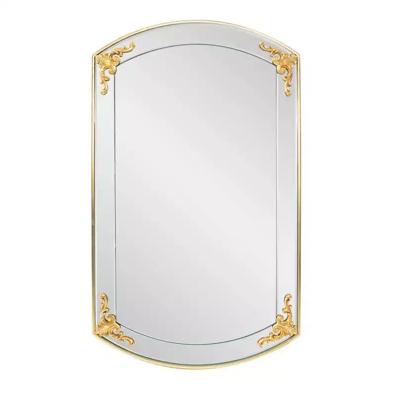 Howard Elliott 23"x39.25" Brockwell Gold Gilded Rectangular Vanity Mirror