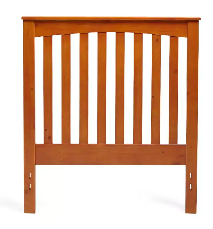 Glenwillow Home Rake Wood Headboard in Golden Oak, Twin Size