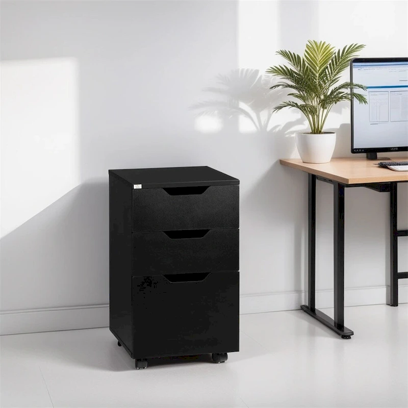 Mobile File Cabinet,Rolling Printer Stand,Vertical Filing Cabinet