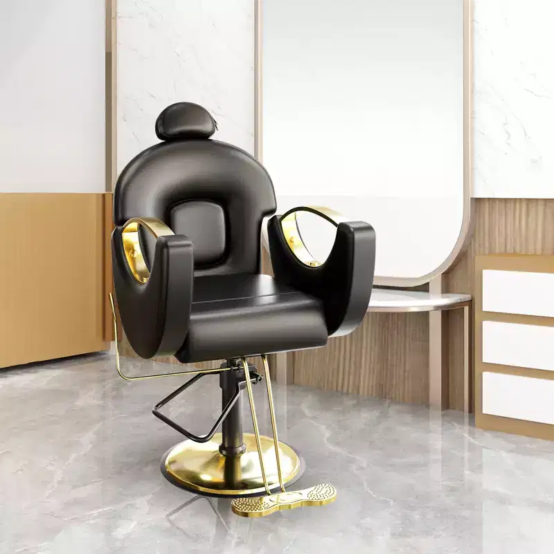 360Swivel Barber Chair Salon Chair, Height Adjustable Reclining Barber Chair, Spa Beauty Equipment, Heavy Duty Swivel Styling Chair