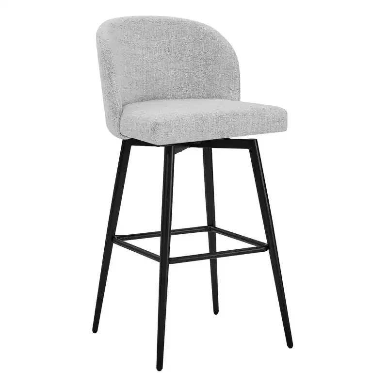 30 Swivel Bar Height Bar Stool with Metal Legs