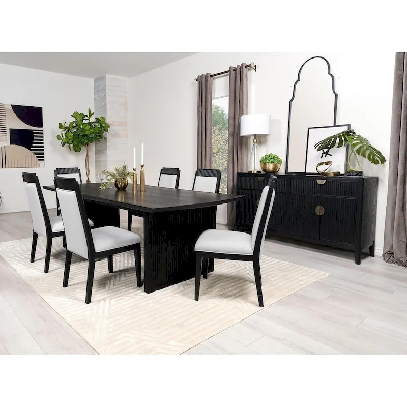 Mason Black 2-drawer Sideboard