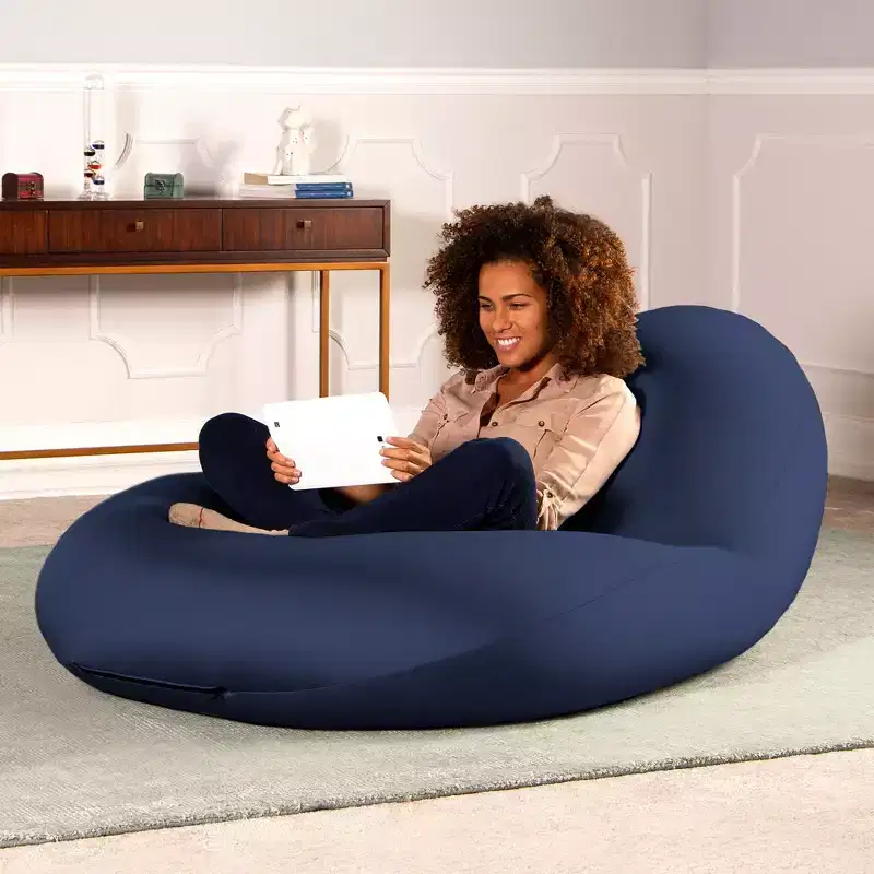 Spandex Bean Bag Chair, Oversized Lounger for Adults and Teens