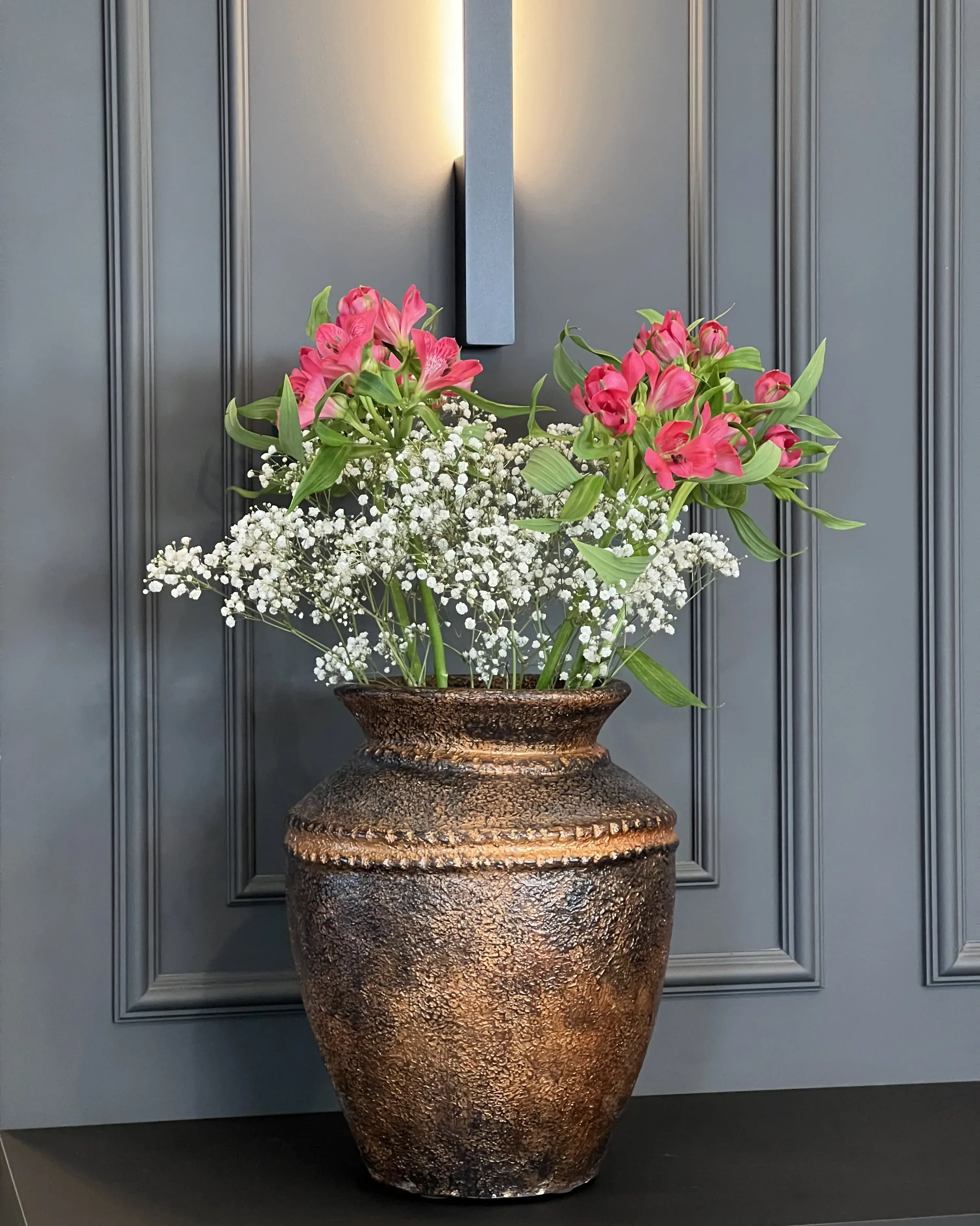Vaso decorativo Ceramica 40 cm Rame