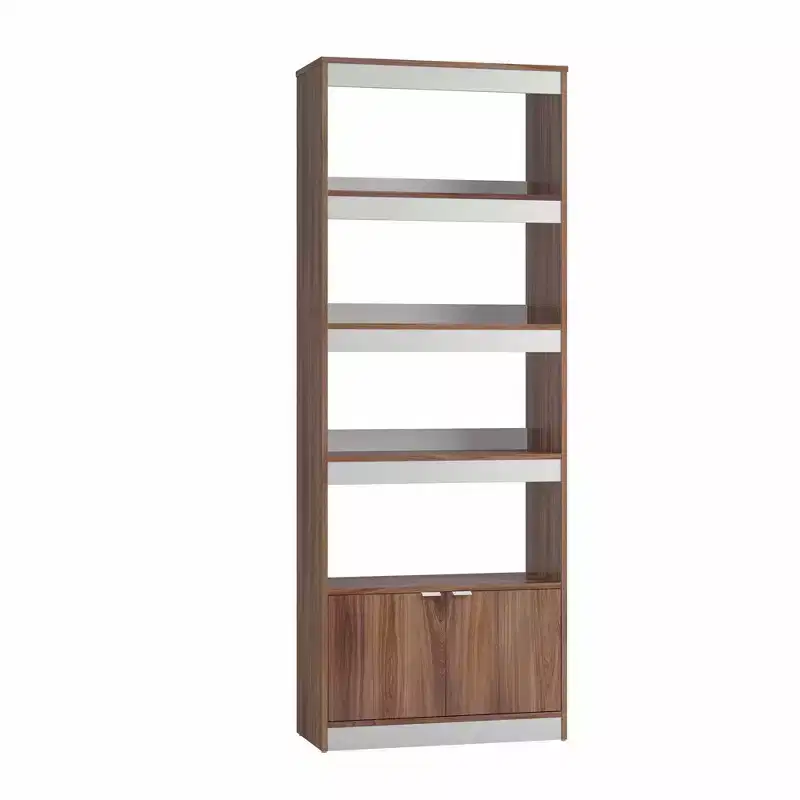 Manhattan Comfort 71.65 Ratzer Mid - Century Modern 5 Shelf Bookcase