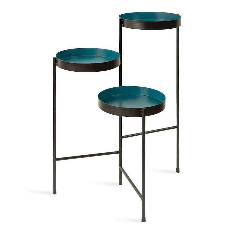 Metal 3-tier Modern Plant Stand - 16x21x30
