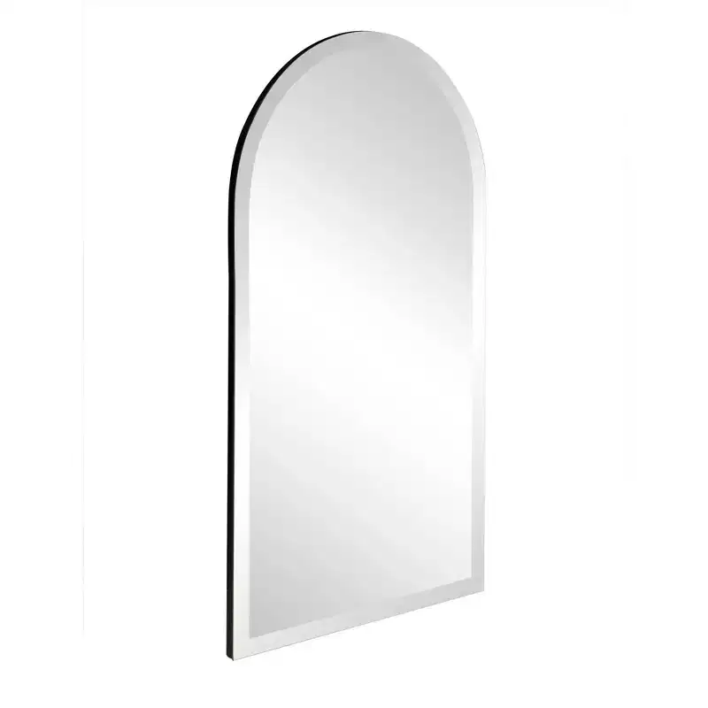 Frameless Beveled Wall Mirror, 32