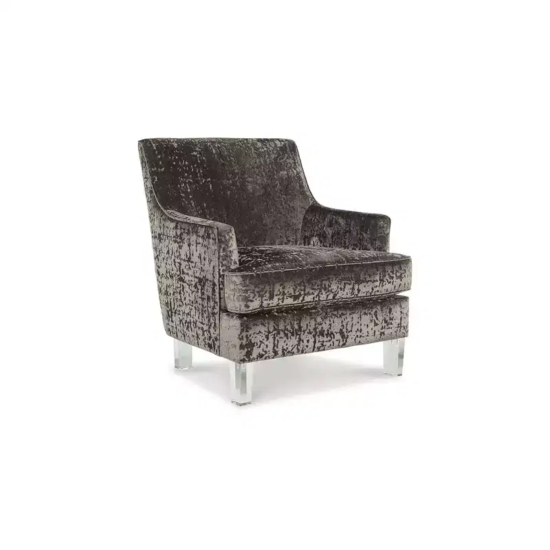 Signature Design by Ashley Contemporary Gloriann Accent Chair Charcoal