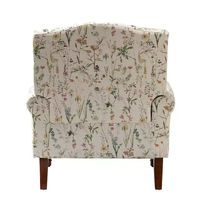 comfy Livingroom Armchair with Solid Wood Legs