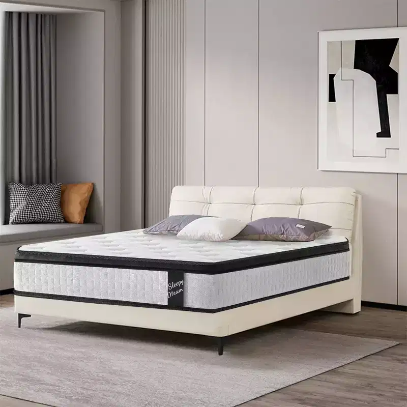 King Size 12 Inch Hybrid Mattress, Medium Plush, Individual Pocket Springs, CertiPUR-US Memory Foam