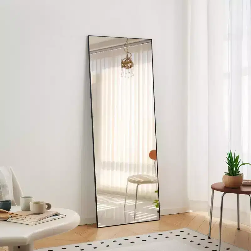 70*31in Shatter-Proof Full Body Mirror with Aluminum Alloy Frame, Wall Mirror with High Definition, Mirror for Bedroom, Living Room