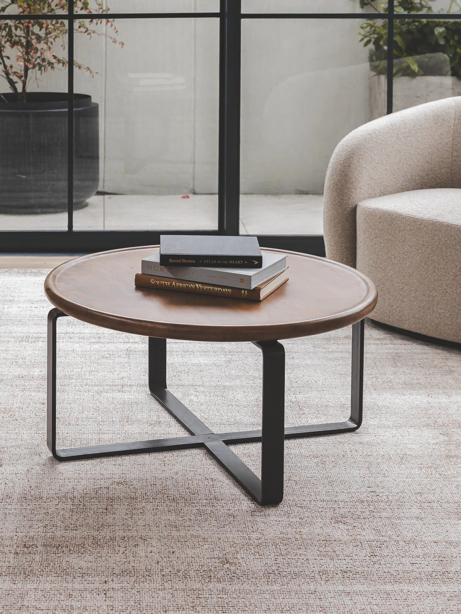 Modern Wood Coffee Table for Living Room