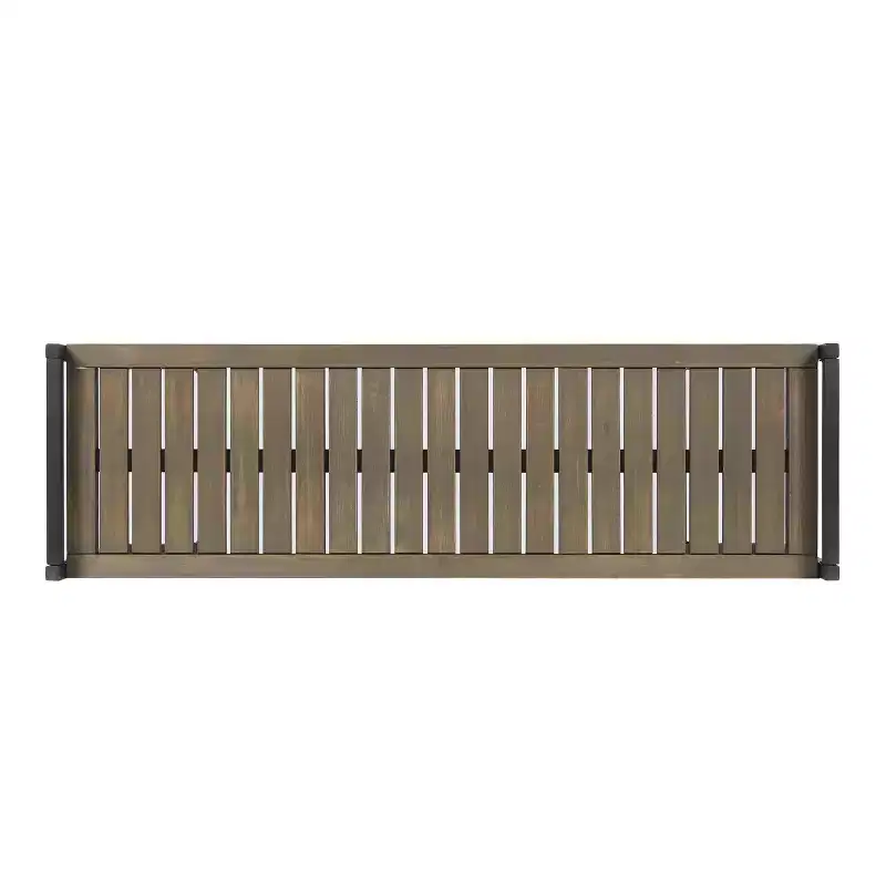 Hopkins Acacia & Iron Bench - Christopher Knight Home