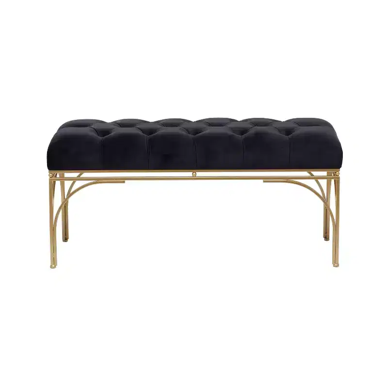 Rectangular Glam Velvet Bench