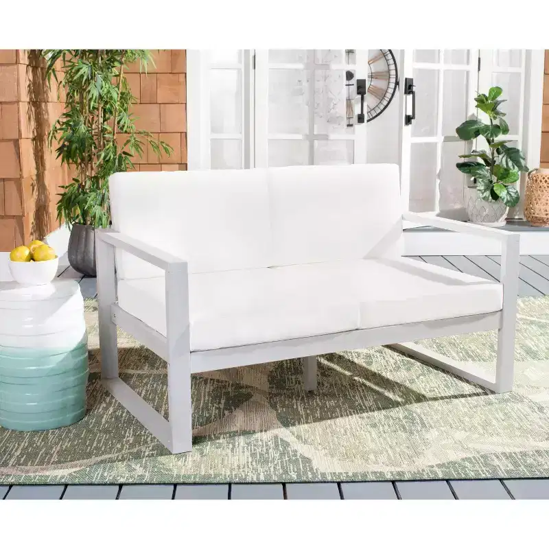 Emiko Outdoor Bench - Outdoor - PAT7302 - Safavieh