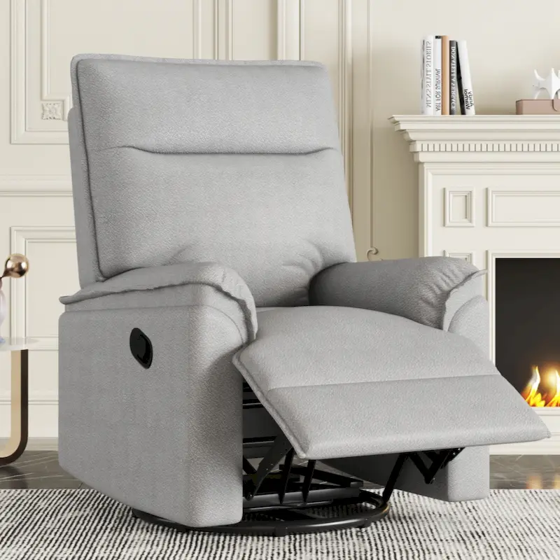 360 Degree Swivel Recliner Manual Recliner Chair Theater Recliner Sofa for Living Room