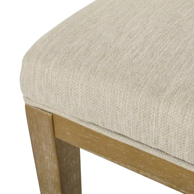 Camas Fabric Upholstered Wood Dining Chairs (Set of 2) by Christopher Knight Home