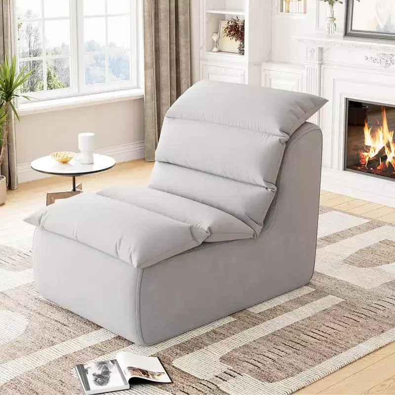 Beanbag Sofa - Ergonomic design, memory foam, with back support, non-slip base, comfortable and relaxing, suitable for living room, bedroom office.