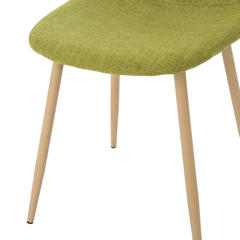 Raina Mid-century Upholstered Dining Chairs (Set of 2) by Christopher Knight Home
