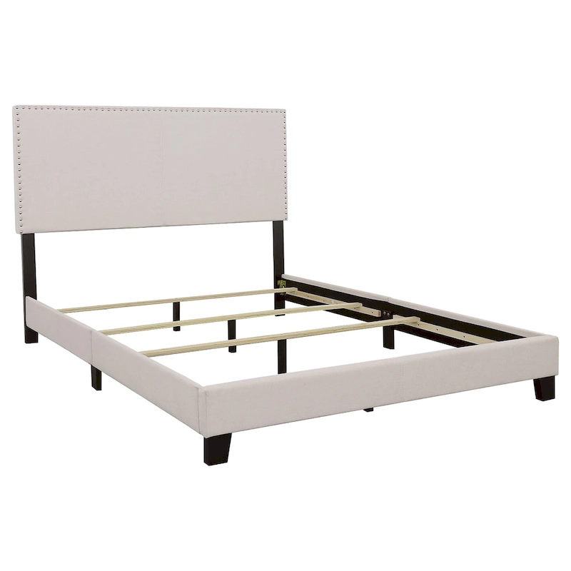 Boyd Transitional Fabric Upholstered Panel Bed