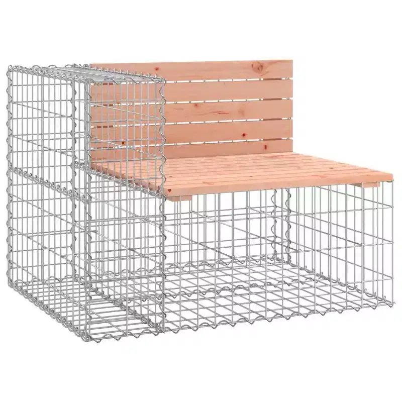 vidaXL Garden Bench Wood Solid Douglas wood 113 x 28 x 25.8 in