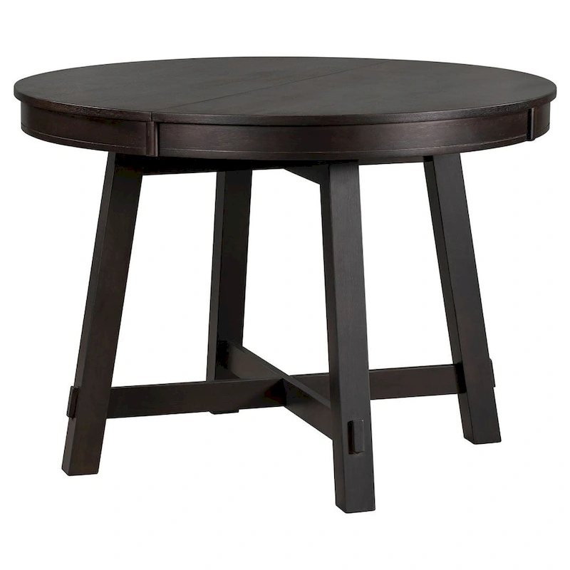 5 PCS Farmhouse Dining Table Set of 4 Chairs, Extendable