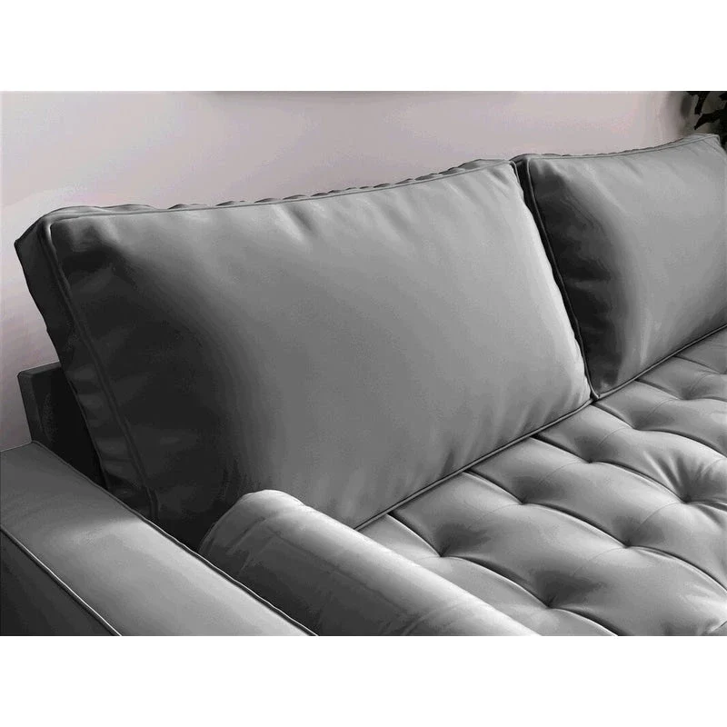Velvet Mid-century Style Sofa