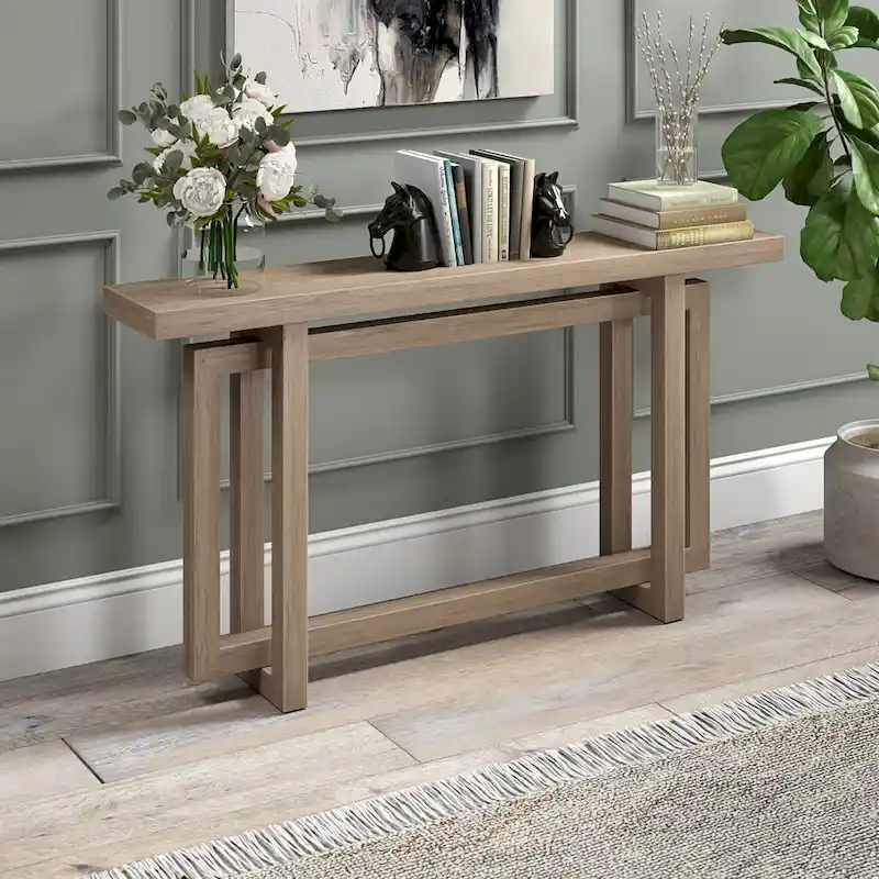 Breslow 55 Wide Rectangular Console Table - 55 Wide