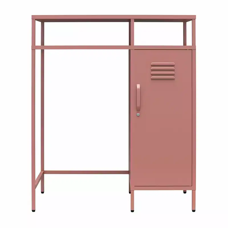 Metal Locker-Style Mini Refrigerator Organizer