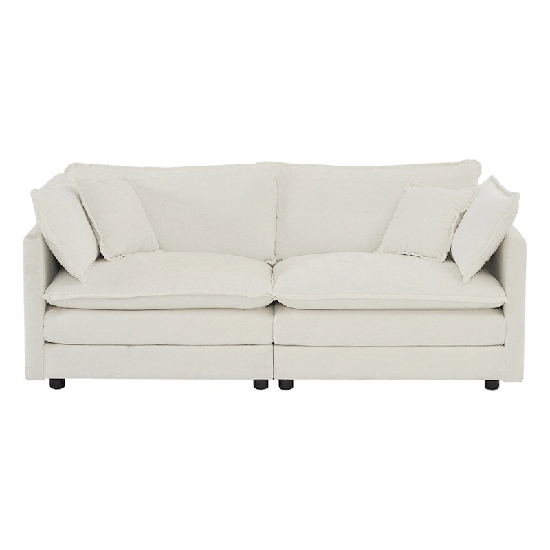 2 - Piece Living Room Set , 2 Pieces Upholstered Loveseat and Couch