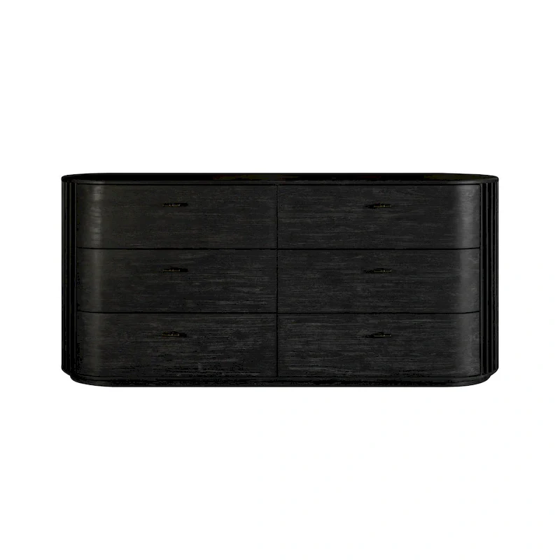 Modern Black Acacia Dresser