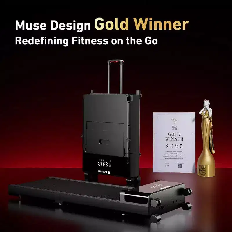 DeerRun Z20 15.5*37.4 In Belt Foldable Magic Travel Light Treadmill Ultra Compact with LED Display