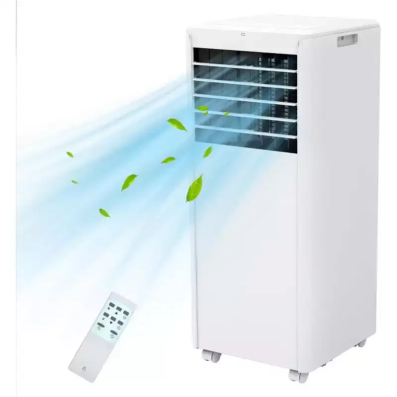 8K BTU Portable Air Conditioner - 3-in-1 Cooling, Dehumidifier & Fan for 350 Sq Ft with Sleep Mode & 1-Year Warranty