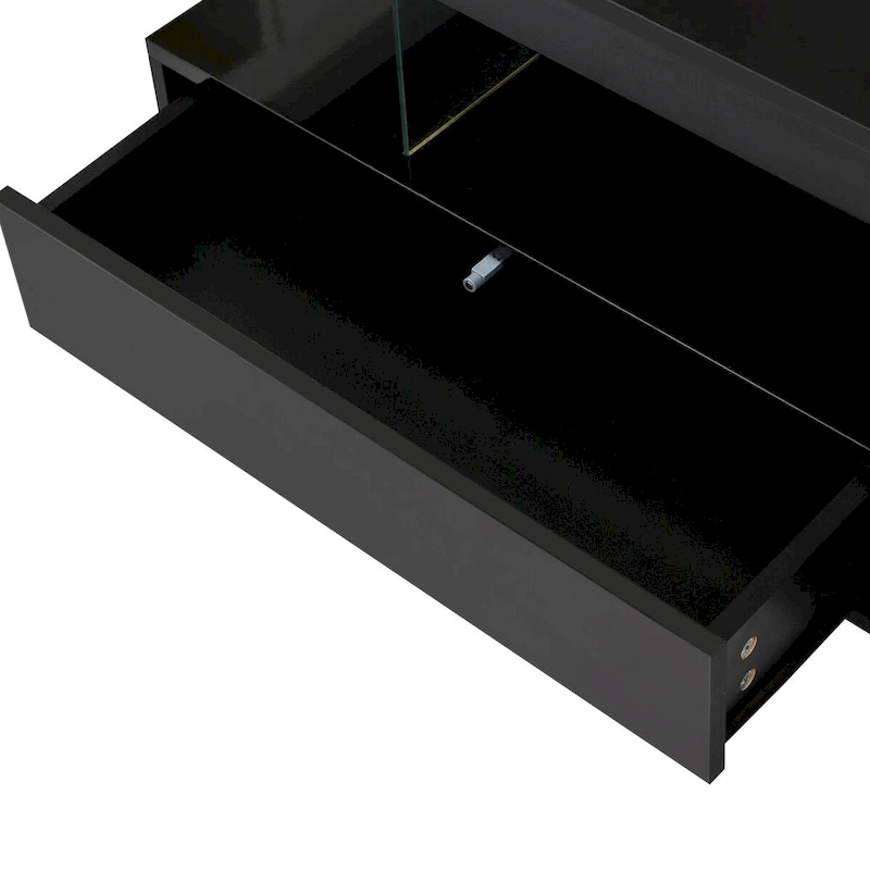 Coffee Table with 2 Drawers and Display Shelves