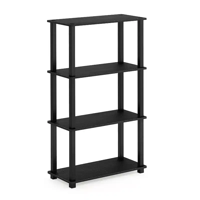 4-Tier Open Decorative Bookshelf Multipurpose Display Rack