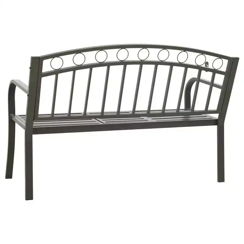 vidaXL Garden Bench Powder-coated steel Medium Durable