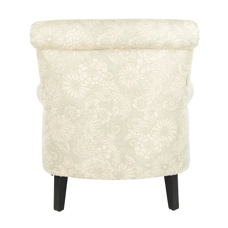SAFAVIEH Gramercy Garden Motif Grey Club Chair - 30W x 33D x 32H